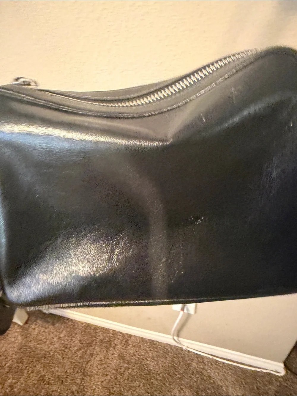 Coach compact leather
